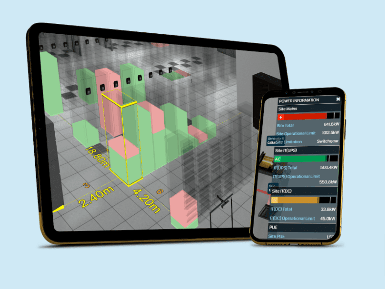 Unlock stranded capacity and power. Run your data centers leaner with the EkkoSense capacity planning tool